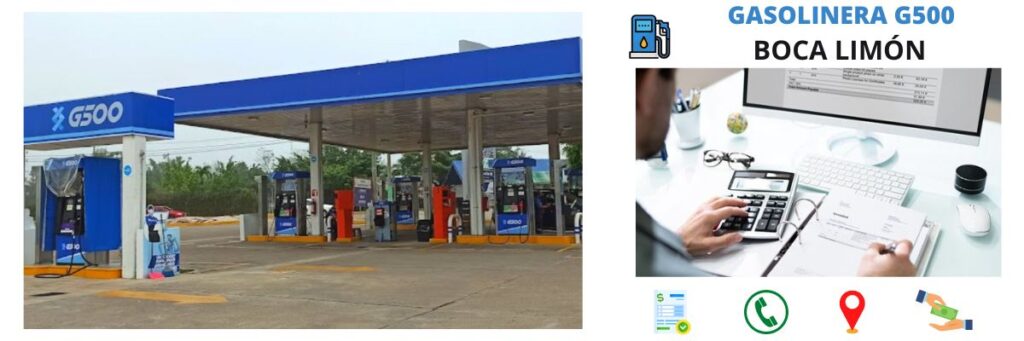 facturación gasolinera Boca Limón