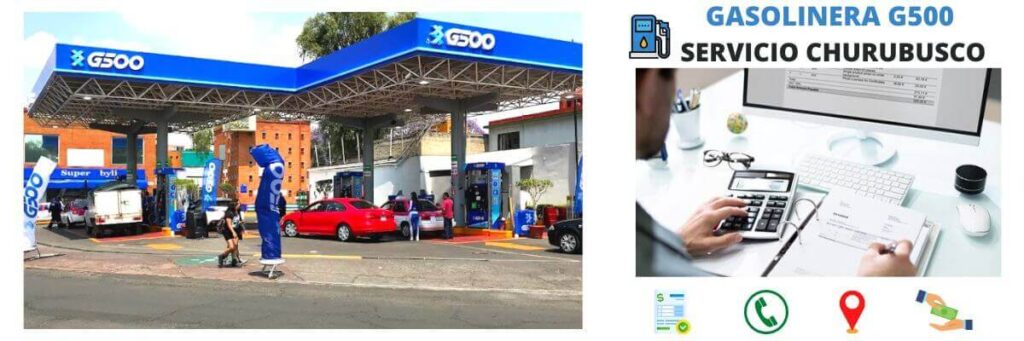facturación gasolinera Churubusco