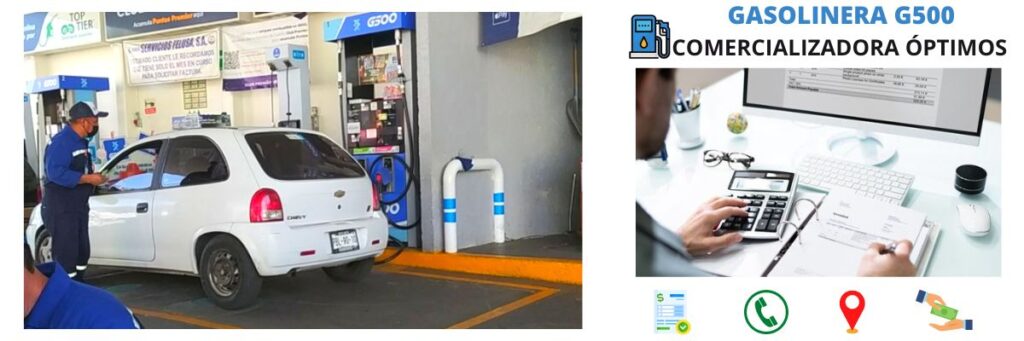 facturación gasolinera Comercializadora Óptimos
