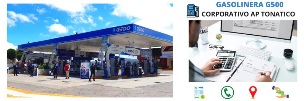 Corporativo AP Tonatico - Gasolinera G500 1 facturación gasolinera Corporativo AP Tonatico - Gasolinera G500