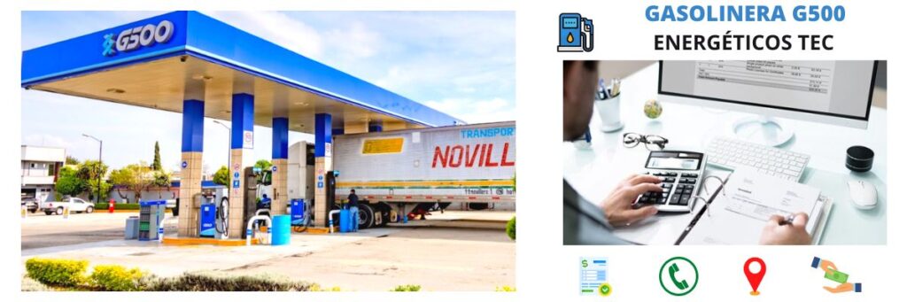 facturación gasolinera Energéticos Tec - Gasolinera G500