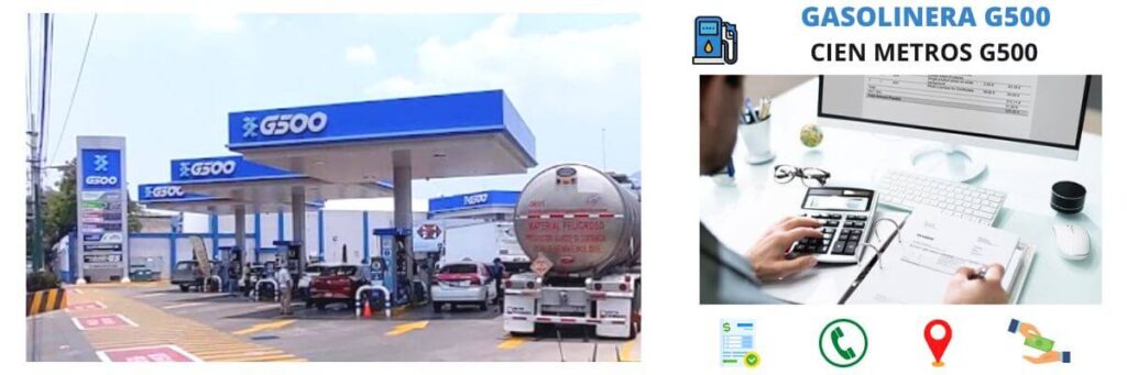 facturación gasolinera Estación de Servicio Cien Metros G500