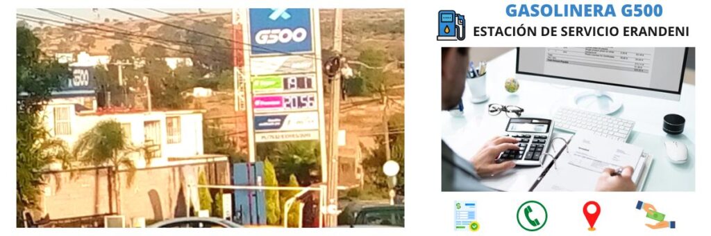 facturación gasolinera Estación de Servicio Erandeni