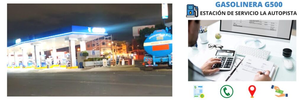 facturación gasolinera Estación de Servicio La Autopista