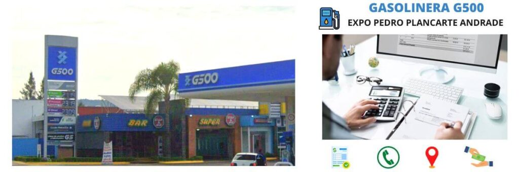 Gasolinera Expo Pedro Plancarte Andrade - G500 1 facturación gasolinera Gasolinera Expo Pedro Plancarte Andrade