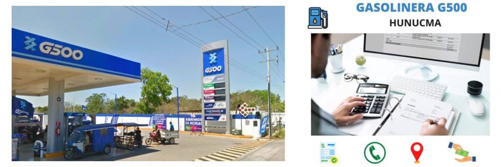facturación gasolinera Hunucma