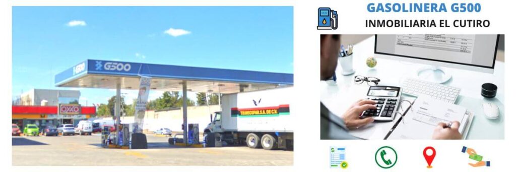 facturación gasolinera Inmobiliaria El Cutiro