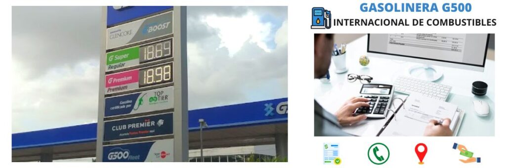 facturación gasolinera Internacional de Combustibles