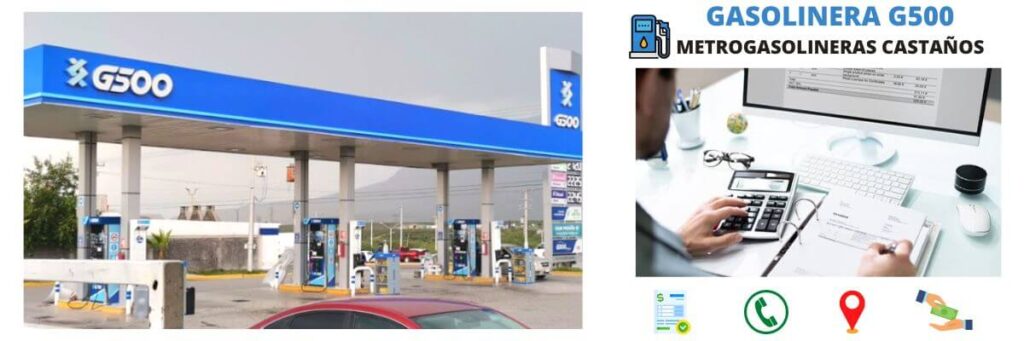 facturación gasolinera Metrogasolineras Castaños