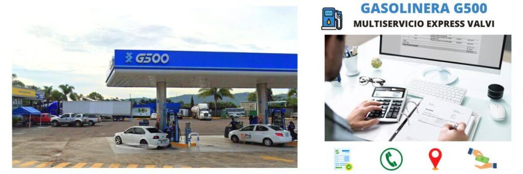 facturación gasolinera Multiservicio Express Valvi