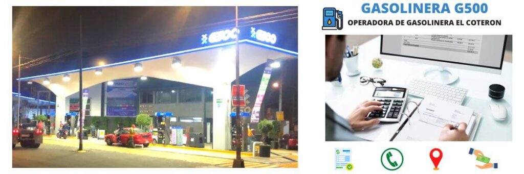 facturación gasolinera Operadora de Gasolinera El Coteron