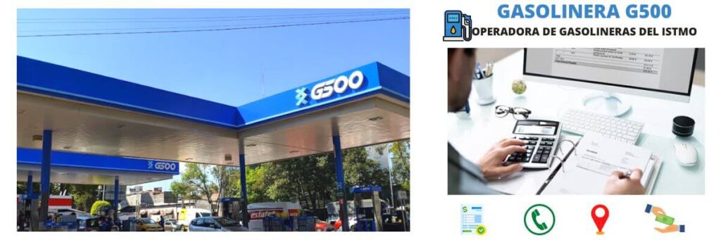 Operadora de Gasolineras del Istmo - Gasolinera G500 1 facturación gasolinera Operadora de Gasolineras del Istmo