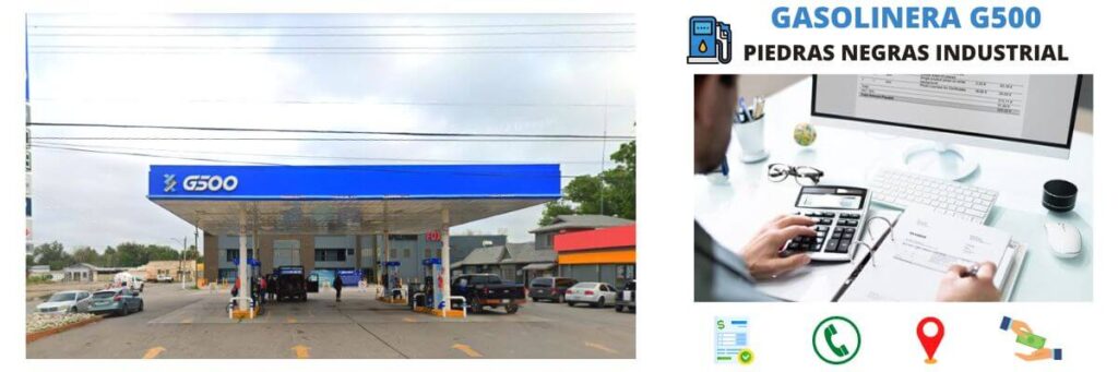 facturacion gasolinera Piedras Negras Industrial