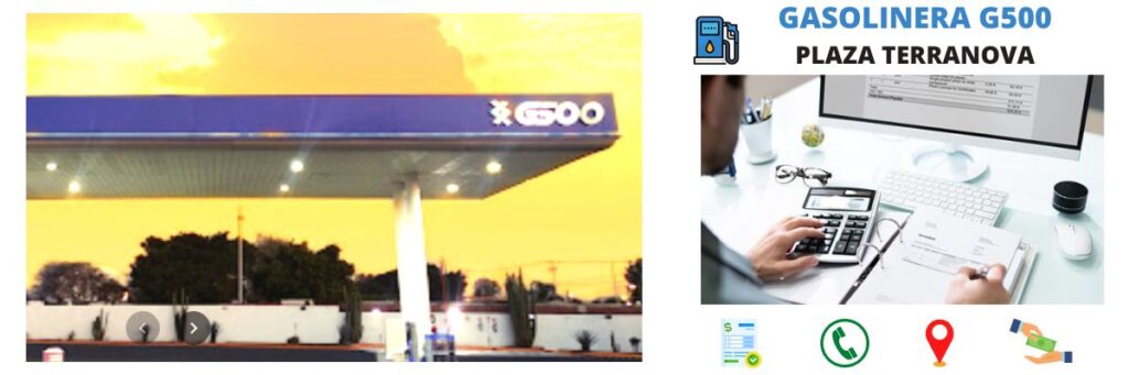 Plaza Terranova - Gasolinera G500 1 facturación gasolinera Plaza Terranova