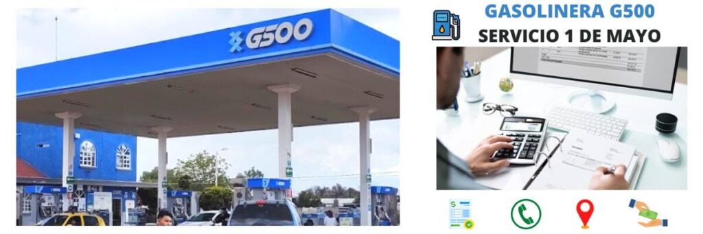 Servicio 1 de Mayo - Gasolinera G500 1 facturación gasolinera Servicio 1 de Mayo