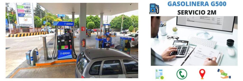Servicio 2m - Gasolinera G500 1 facturación gasolinera Servicio 2m