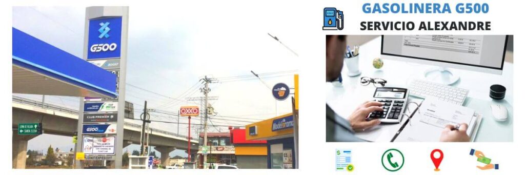 Servicio Alexandre - Gasolinera G500 1 facturación gasolinera Servicio Alexandre