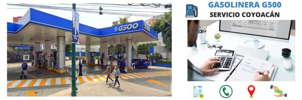 Servicio Coyoacán - Gasolinera G500 1 facturación gasolinera Servicio Coyoacán