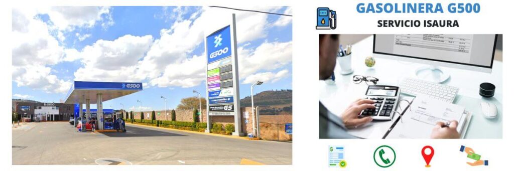 Servicio Isaura - Gasolinera G500 1 facturación gasolinera Servicio Isaura