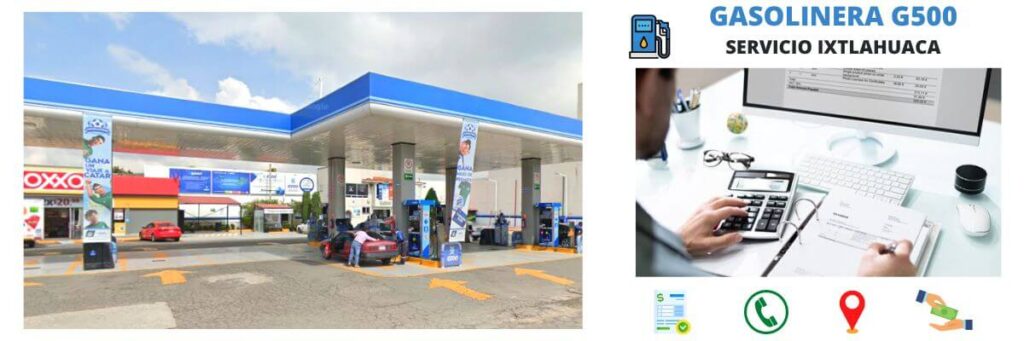 facturación gasolinera Servicio Ixtlahuaca