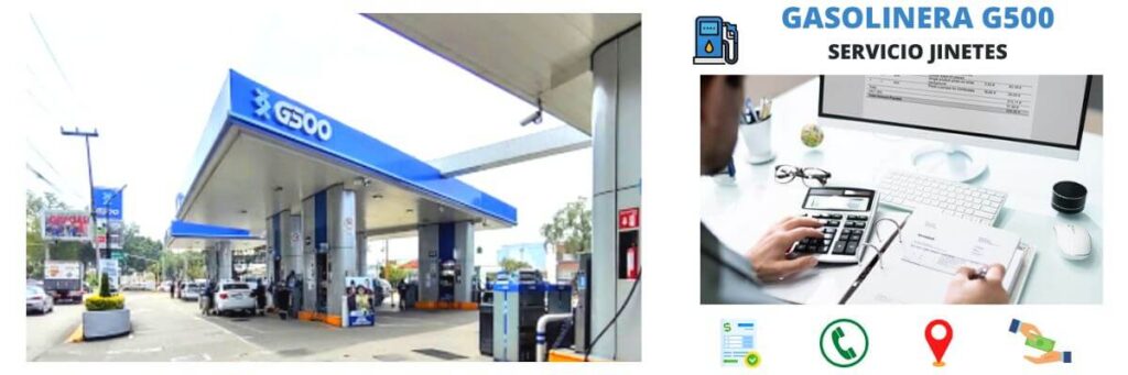 facturación gasolinera Servicio Jinetes