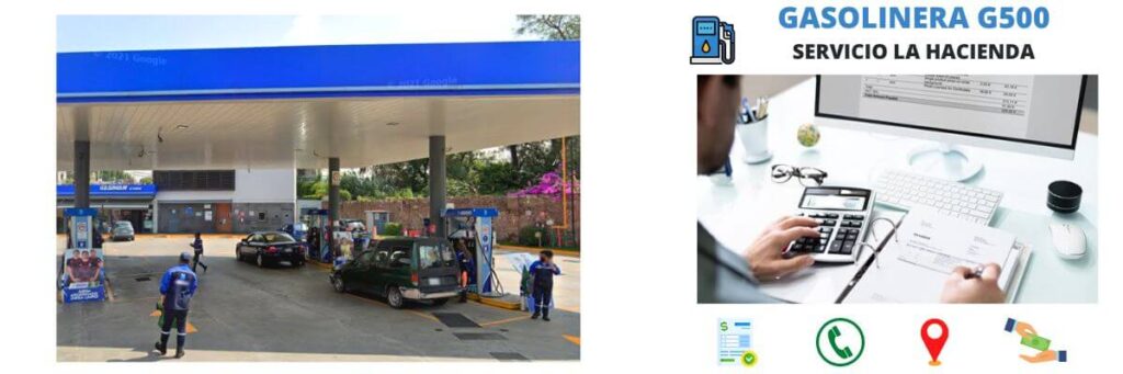 Servicio La Hacienda - Gasolinera G500 1 facturación gasolinera Servicio La Hacienda