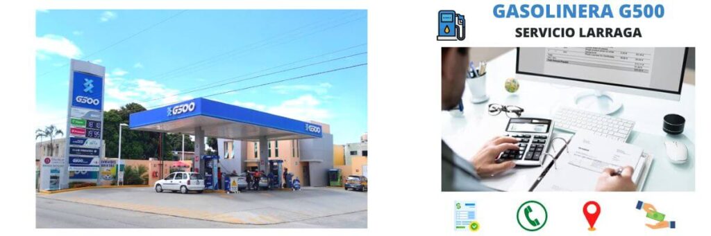 facturación gasolinera Servicio Larraga