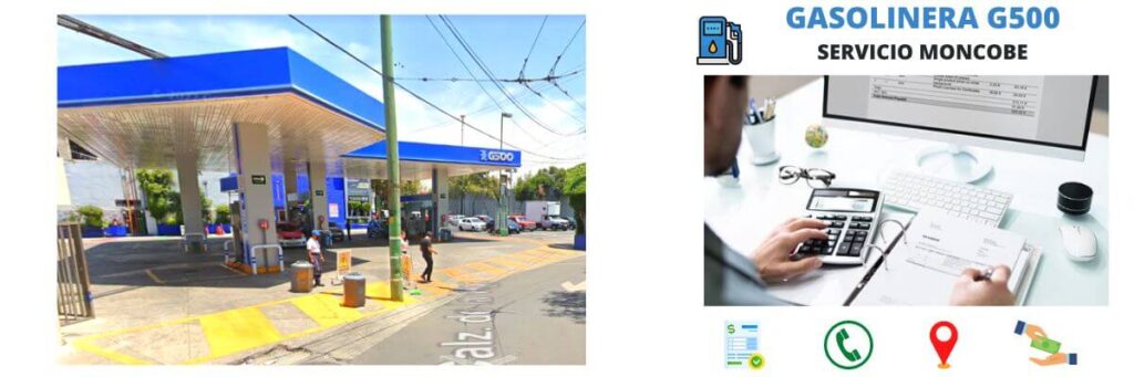 facturación gasolinera Servicio Moncobe