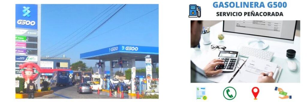 facturación gasolinera Servicio Peñacorada