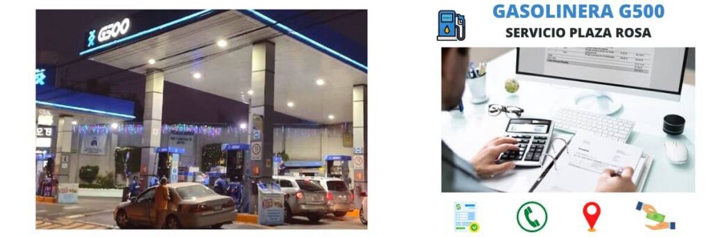 facturación gasolinera Servicio Plaza Rosa