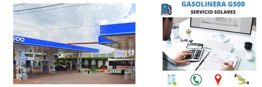 facturación gasolinera Servicio Solares