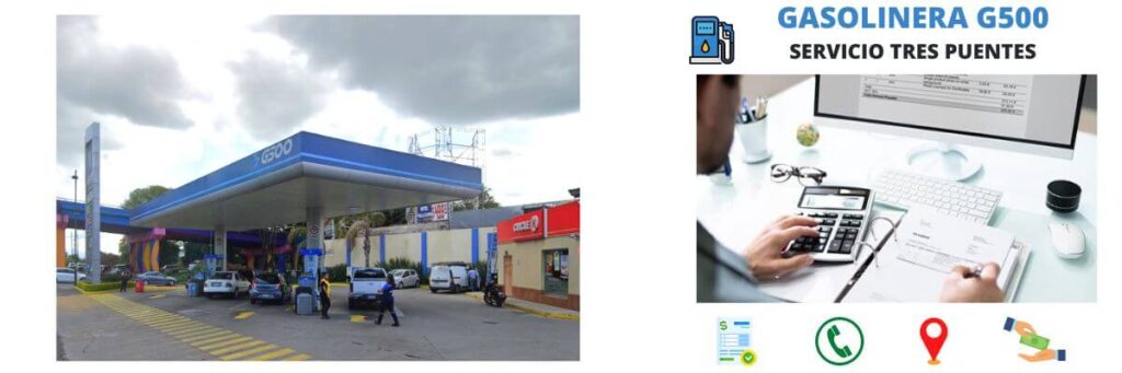 facturación gasolinera Servicio Tres Puentes