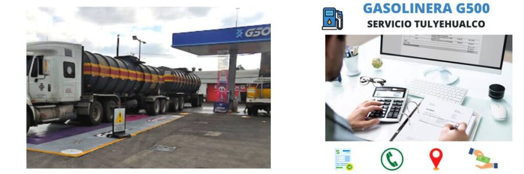 facturación gasolinera Servicio Tulyehualco