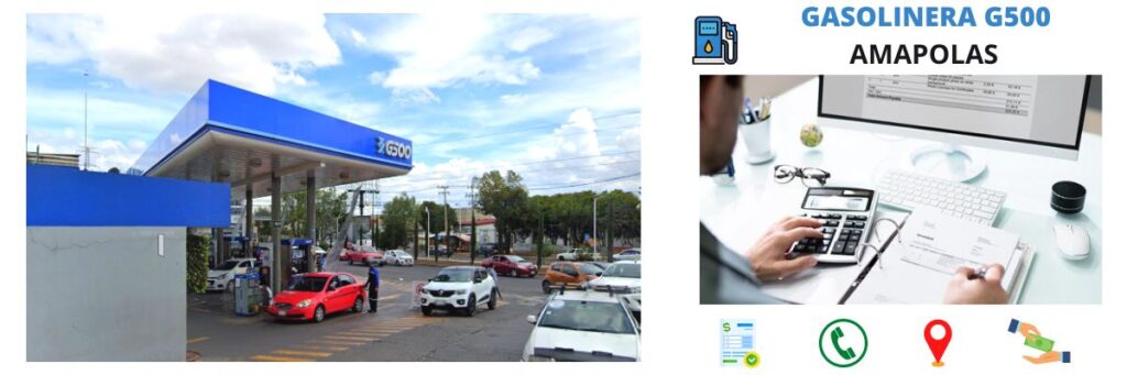 Amapolas - Gasolinera G500 1 facturación gasolinera amapolas