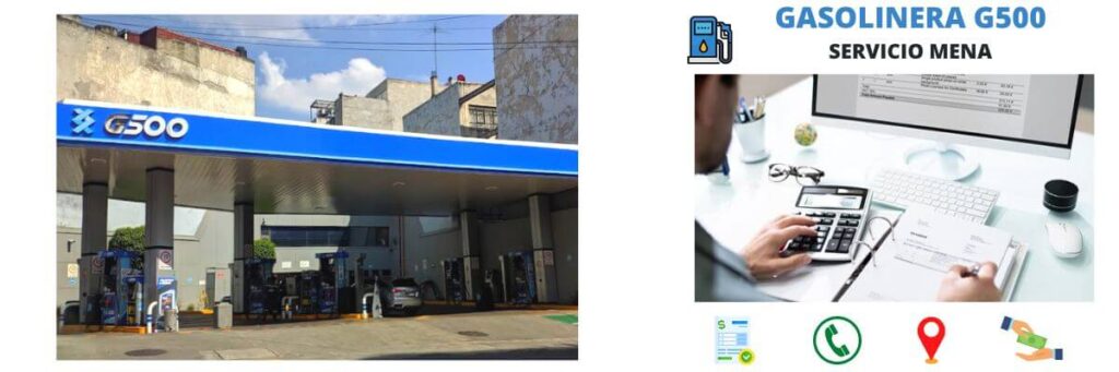 Servicio Mena - Gasolinera G500 1 facturación gasolinera servicio mena