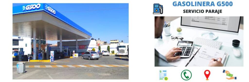 facturación gasolinera servicio paraje
