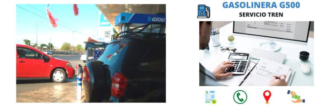 facturación gasolinera servicio tren